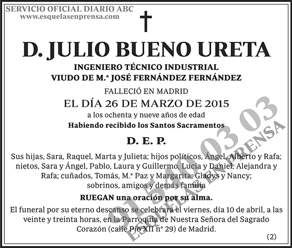 Julio Bueno Ureta